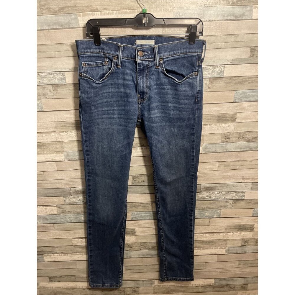 Men’s abercrombie and fitch denim jeans dark wash skinny leg size 29x32